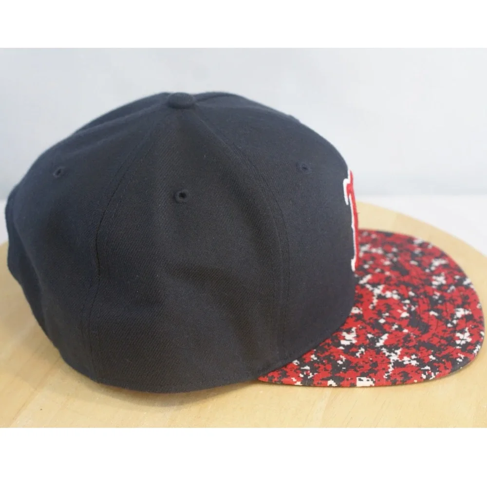 47 Brand Boston Red Sox Snapback Hat Navy Blue Digital Camo Brim MLB Fenway Park